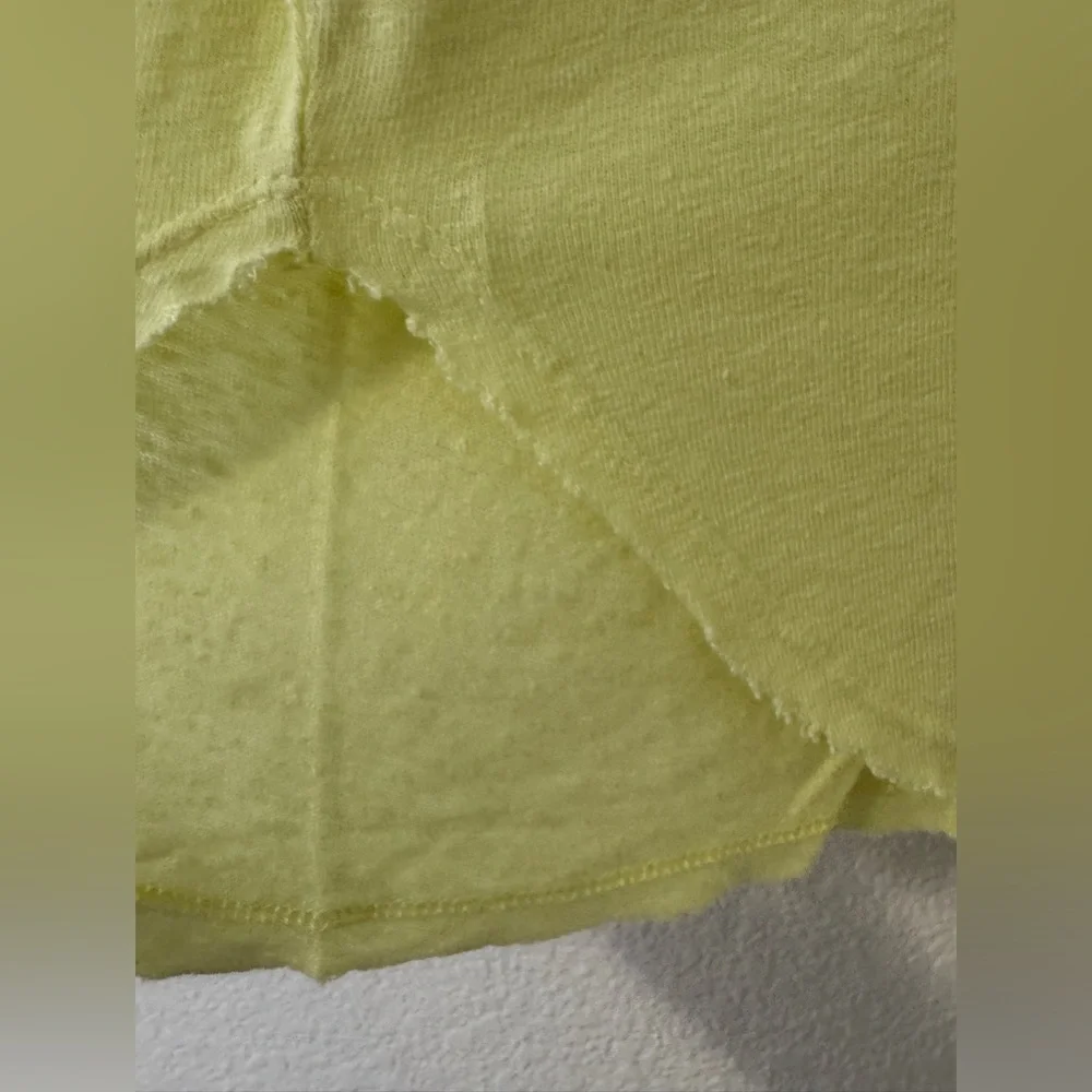 NWT Revolve Bobi Pale Yellow Long Sleeve Shirt M - Picture 5 of 5